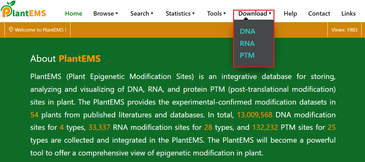 Download page screenshot